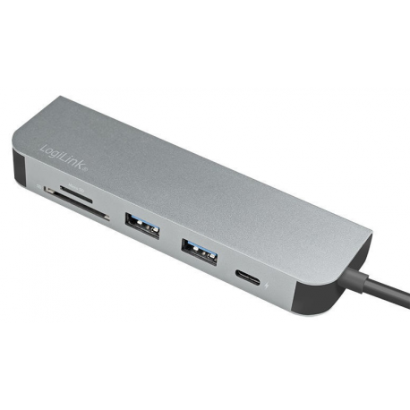 LogiLink USB-C Multifunction Hub - Docking station - USB-C 3.2 - HDMI - 2