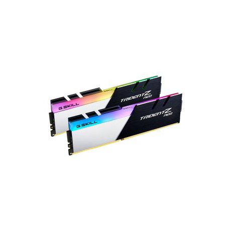 G.Skill TridentZ Neo Series - DDR4 - kit - 32 GB: 2 x 16 GB - DIMM 288-pin - 3600 MHz  /  PC4-28800 - CL16 - 1.35 V - unbuffered - non-ECC - brushed black, brushed aluminium black, powder coated silver - 6