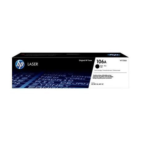 HP 106A - Black - original - toner cartridge (W1106A) - for Laser 107, MFP 135, MFP 137 - 2