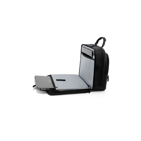 Dell Premier Briefcase 15 - Notebook carrying case - 15" - black with metal logo - for Latitude 54XX, 55XX; Precision 35XX, 55XX, 75XX; Vostro 15 3510, 15 7510; XPS 15 95XX - 7