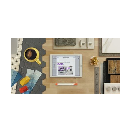 Logitech Crayon - Digital pen - wireless - intense sorbet - 29