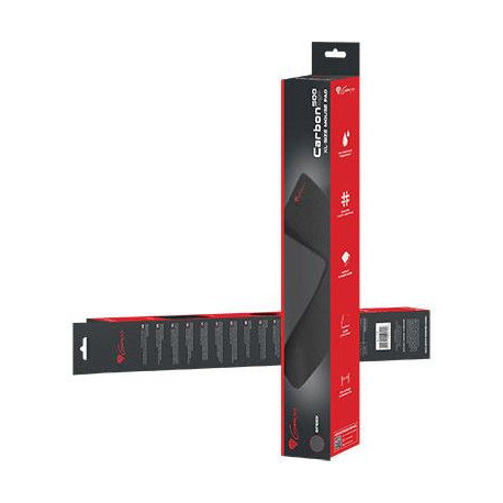 Natec Genesis CARBON 500 XL LOGO - Mouse pad - black - 3