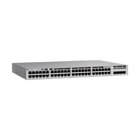 Cisco Catalyst 9200L - Network Essentials - switch - L3 - 24 x 10 / 100 / 1000 (PoE+) + 4 x 10 Gigabit SFP+ (uplink) - rack-mountable - PoE+ (740 W) - 3