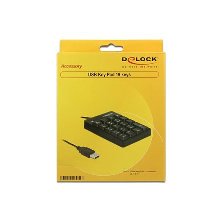DeLOCK - Keypad - USB - black - retail - 3