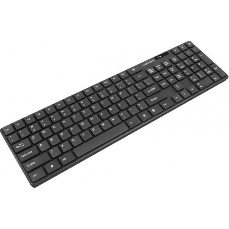 Natec Stingray - Keyboard and mouse set - wireless - 2.4 GHz - black - 5