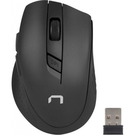 Natec Stingray - Keyboard and mouse set - wireless - 2.4 GHz - black - 6