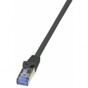 LogiLink PrimeLine - Patch cable - RJ-45 (M) to RJ-45 (M) - 5 m - SFTP, PiMF - CAT 7 - halogen-free, molded, snagless - black