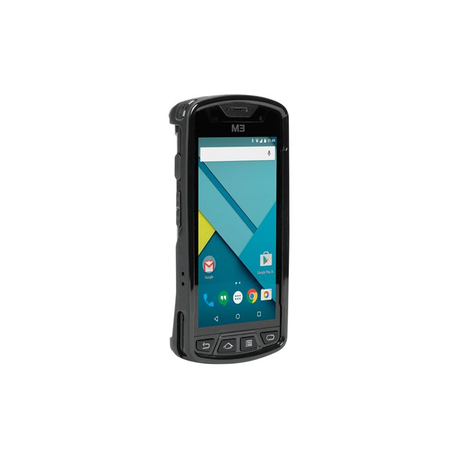 Mobilis PROTECH - Back cover for data collection terminal - black - for M3 SM10, SM15 - 0
