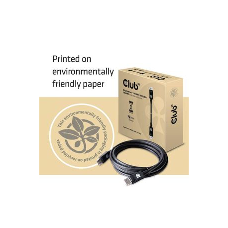 Club 3D - DisplayPort cable - DisplayPort (M) to DisplayPort (M) - DisplayPort 1.4 - 3 m - 8K support - 2