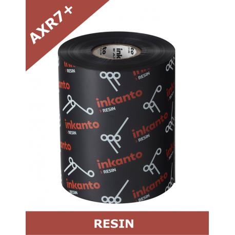 INKANTO thermal transfer ribbon, AXR7+ resin, 110mm, black - 0