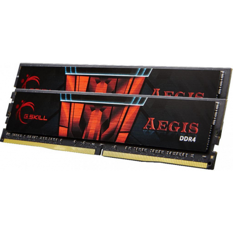 G.Skill AEGIS - DDR4 - kit - 16 GB: 2 x 8 GB - DIMM 288-pin - 2666 MHz  /  PC4-21300 - CL19 - 1.2 V - unbuffered - non-ECC - 1