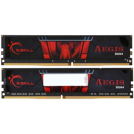 G.Skill AEGIS - DDR4 - kit - 16 GB: 2 x 8 GB - DIMM 288-pin - 2666 MHz  /  PC4-21300 - CL19 - 1.2 V - unbuffered - non-ECC - 3