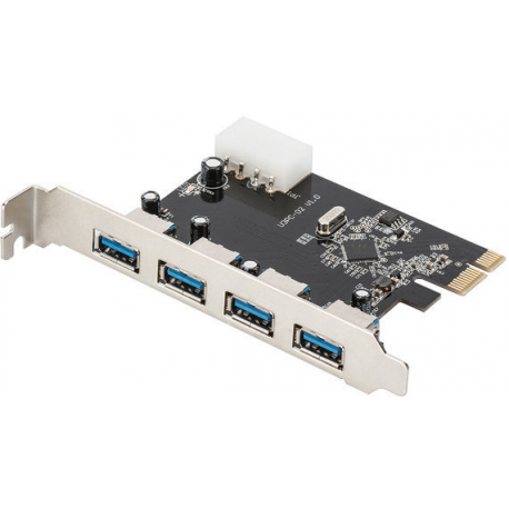 DIGITUS - USB adapter - PCIe 2.0 - USB 3.0 x 4 - 2