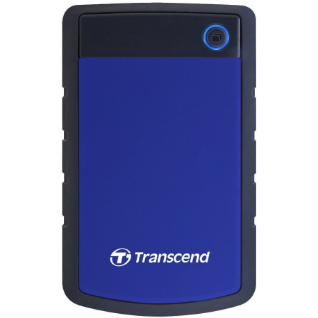 Transcend StoreJet 25H3B - Hard drive - 1 TB - external (portable) - 2.5" - USB 3.0 - 4