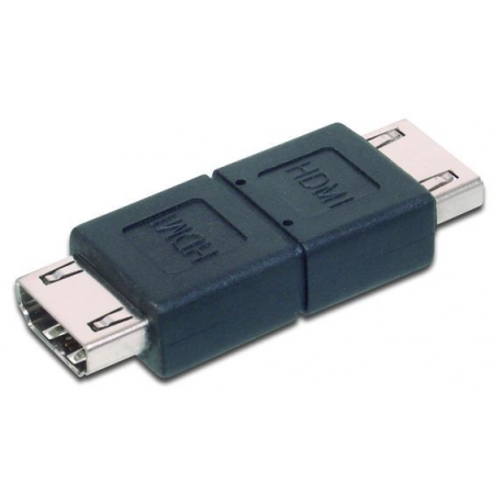 DIGITUS - HDMI adapter - HDMI female to HDMI female - shielded - black - 2