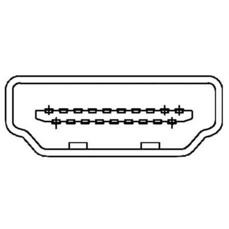 ASSMANN HDMI High Speed with Ethernet - HDMI cable with Ethernet - HDMI male to HDMI male - 3 m - double shielded - black - 1