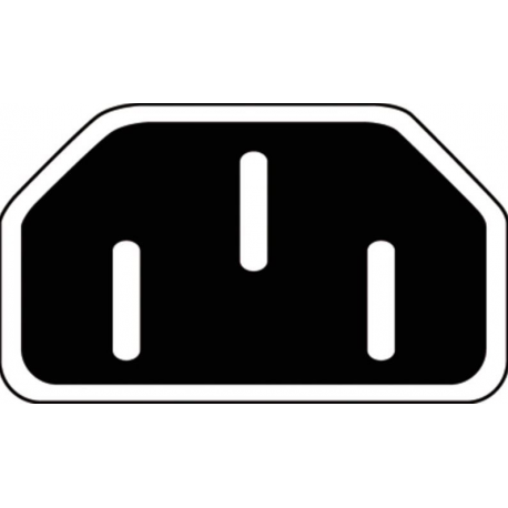 ASSMANN - Power extension cable - IEC 60320 C14 to IEC 60320 C13 - AC 250 V - 1.2 m - molded - black - 1