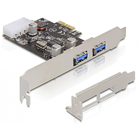 DeLock PCI Express card > 2x USB 3.0 - USB adapter - PCIe - USB 3.0 x 2 - 4