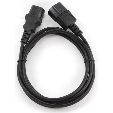 Gembird PC-189 - Power extension cable - 3-pole (F) to 3-pole (M) - AC 250 V - 1.8 m - Europe - 1