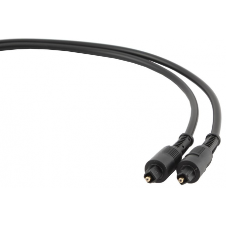 Gembird - Digital audio cable (optical) - TOSLINK male to TOSLINK male - 2 m - fibre optic - black - 2