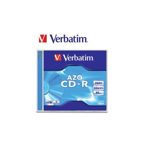Verbatim AZO Crystal - 10 x CD-R - 700 MB 52x - jewel case - 2