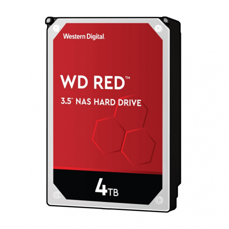 WD Red NAS Hard Drive WD40EFAX - Hard drive - 4 TB - internal - 3.5" - SATA 6Gb / s - 5400 rpm - buffer: 256 MB - 0