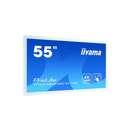 iiyama ProLite TF5538UHSC-W2AG, 139cm (55'), Projected Capacitive, 4K, white