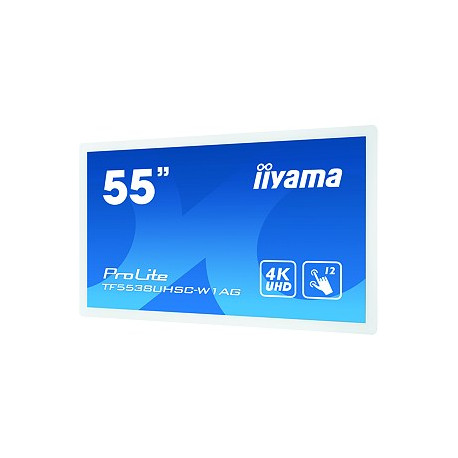 iiyama ProLite TF5538UHSC-W2AG, 139cm (55'), Projected Capacitive, 4K, white