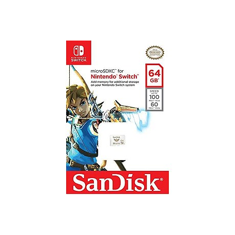 SanDisk Nintendo Switch - 64GB / MicroSDXC / Class 10 / UHS-1