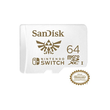 SanDisk Nintendo Switch - Flash memory card - 64 GB - UHS-I U3 - microSDXC UHS-I - for Nintendo Switch - 5