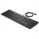 HP Business Slim - Keyboard - USB - French - black - bulk - 10 units