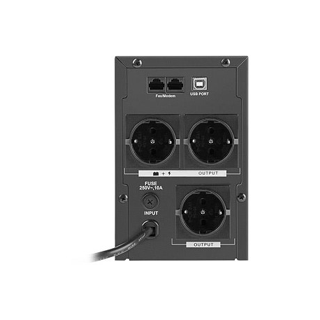 Armac Office 1500F - UPS - line interactive - AC 145 - 290 V - 950 Watt - 1500 VA - 2 x battery - 9 Ah - USB, RJ-45 - output connectors: 3 - 4