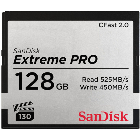 SanDisk Extreme Pro - Flash memory card - 128 GB - CFast 2.0 - 2
