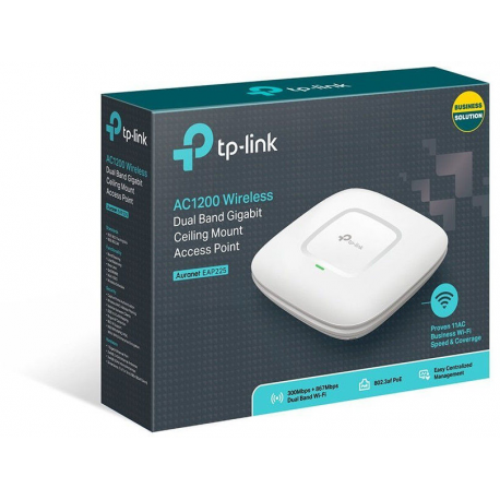 TP-Link Omada EAP225 - Radio access point - Wi-Fi 5 - 2.4 GHz, 5 GHz - 3