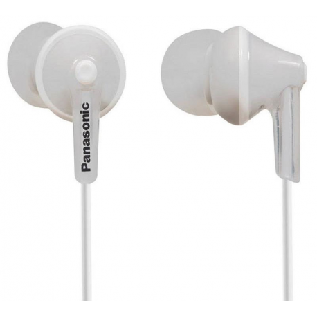 Panasonic RP-HJE125E-W - Ergofit - earphones - in-ear - wired - 3.5 mm jack - white - 3
