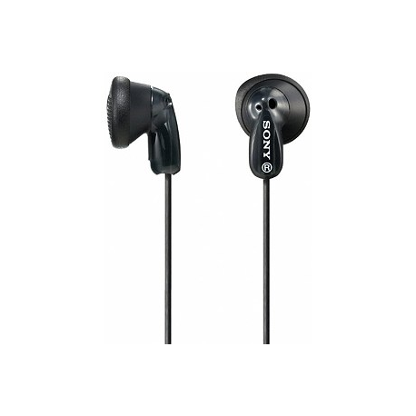 Sony MDR-E9LP - Headphones - ear-bud - wired - 3.5 mm jack - black - 1