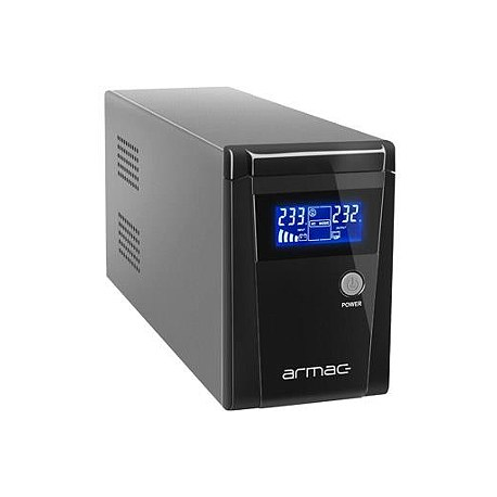 Armac Office O/850F/LCD - UPS - AC 230 V - 480 Watt - 850 VA 9 Ah 9 Ah - USB - output connectors: 2 - 2