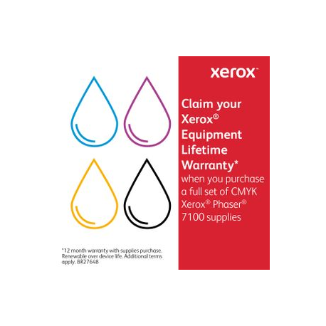 Xerox Phaser 7100 - 2-pack - high capacity - yellow - original - toner cartridge - for Phaser 7100 / NM, 7100DN, 7100N, 7100V_DN, 7100V_NC - 1