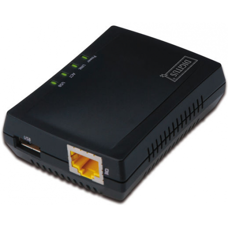 DIGITUS Multifunction Network Server DN-13020 - Device server - 100Mb LAN, USB 2.0 - 4