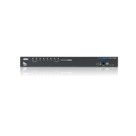 ATEN CS1798 - KVM / audio / USB switch - 8 x KVM / audio / USB - 1 local user - desktop, rack-mountable - 2