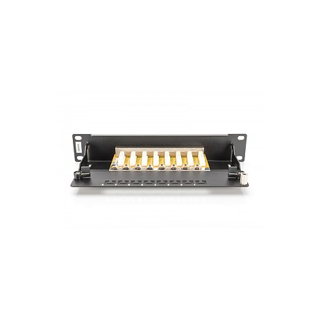 DIGITUS - Patch panel - CAT 6 - STP - RJ-45 X 8 - 1U - 10" - 3