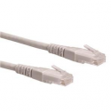 Goobay - Network cable - RJ-45 (M) to RJ-45 (M) - 25 cm - UTP - CAT 6 - molded, snagless - grey