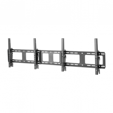 Neomounts by Newstar NS-WMB200 - Bracket - for 2 LCD displays - black - screen size: 40"-52" - wall-mountable - 10