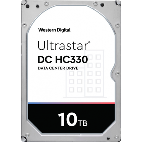 WD Ultrastar DC HC330 WUS721010AL5204 - Hard drive - encrypted - 10 TB - internal - 3.5" - SAS 12Gb / s - 7200 rpm - buffer: 256 MB - 1