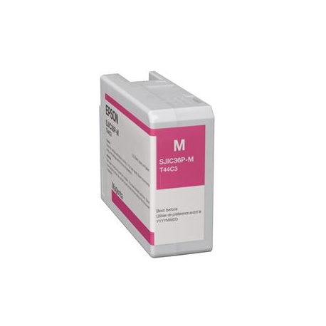 Epson SJIC36P(M) - 80 ml - magenta - original - ink cartridge - for ColorWorks CW-C6000Ae, CW-C6000Pe, CW-C6500Ae, CW-C6500Pe - 1