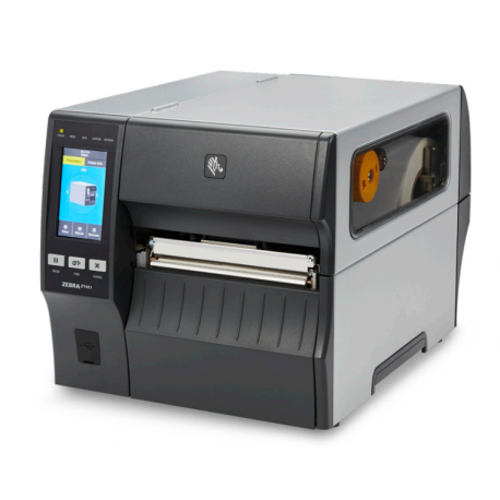Zebra ZT400 Series ZT421 - Label printer - direct thermal  /  thermal transfer - Roll (17.8 cm) - 300 dpi - up to 203 mm / sec - USB 2.0, LAN, serial, USB host, Bluetooth 4.1 - rewinder, peeler - 0