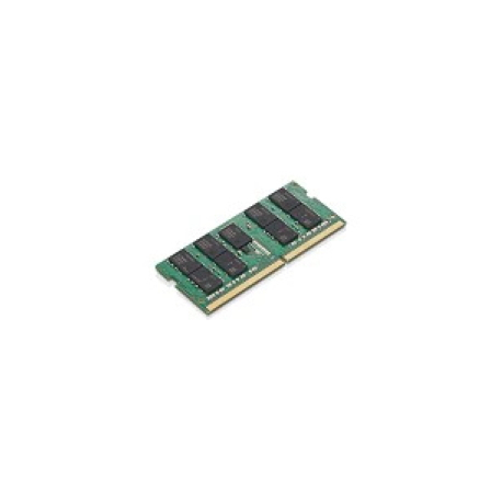 Lenovo - DDR4 - module - 16 GB - SO-DIMM 260-pin - 2666 MHz  /  PC4-21300 - 1.2 V - unbuffered - non-ECC - CRU - green - for ThinkBook 13; 14; 15; ThinkCentre M715q (2nd Gen); M75; ThinkPad E14; E15; P73 - 1