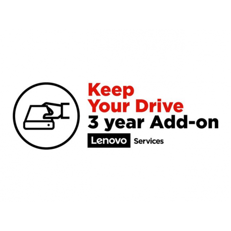 Lenovo Keep Your Drive Add On - Extended service agreement - 3 years - for ThinkPad L13 Yoga Gen 2; L14 Gen 1; L15 Gen 1; L390 Yoga; L490; L590; T49X; T590; X39X - 1