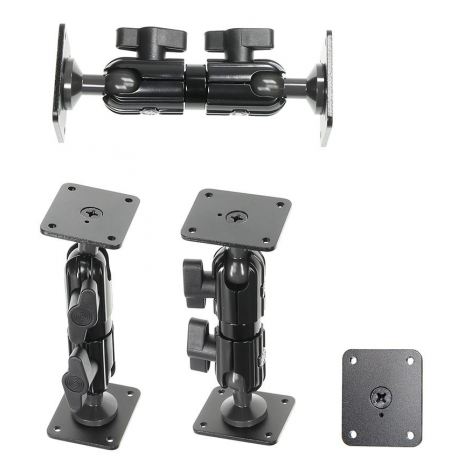 Brodit Standard Duty Pedestal Mount - Mounting component (pedestal mount) - aluminium - black - surface mountable - 2