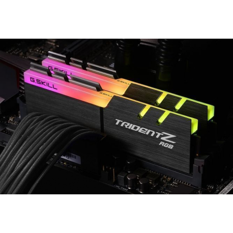 G.Skill TridentZ RGB Series - DDR4 - kit - 32 GB: 2 x 16 GB - DIMM 288-pin - 3200 MHz  /  PC4-25600 - CL16 - 1.35 V - unbuffered - non-ECC - 3